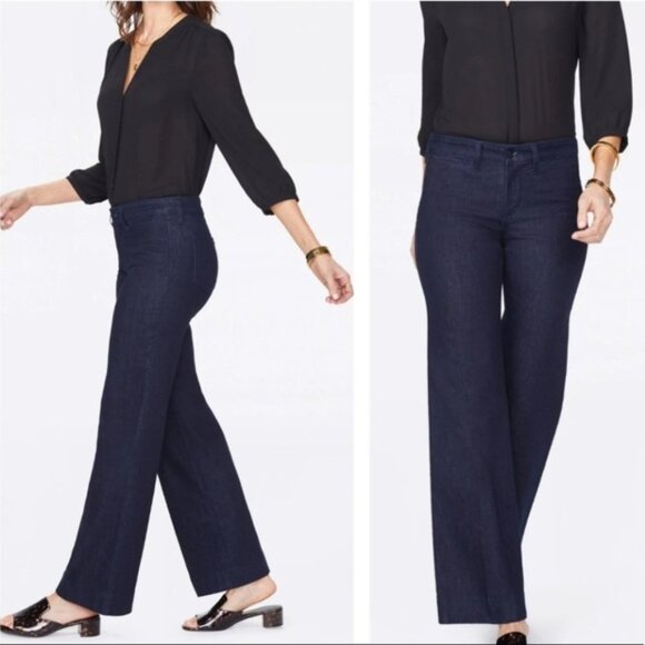 NWT NYDJ Teresa Trouser Jeans in Rinse